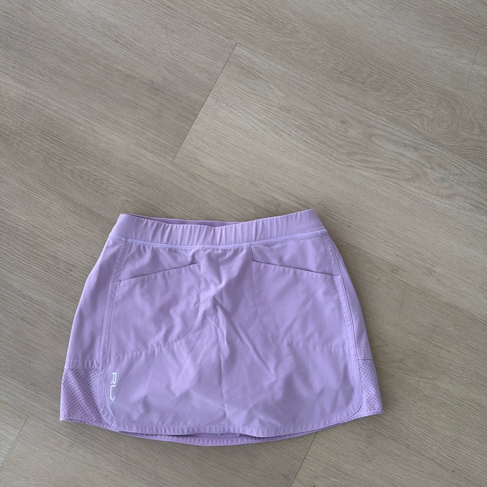RLX Ralph Lauren Lavender tennis skirt with built in shorts